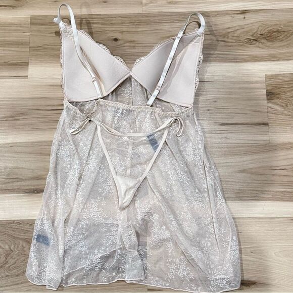 NEW Rachel Rachel Roy Lace Chemise/Thong Set Women’s XL - Picture 2 of 4